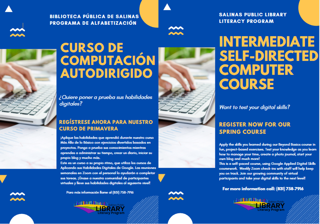 Intermediate SelfDirected Computer Course Salinas Public Library
