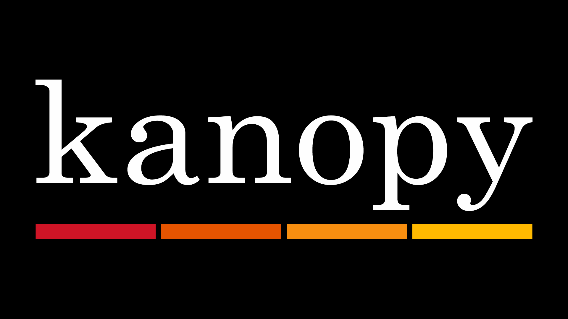 Logo for Kanopy, the library streaming platform
