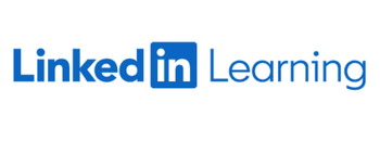 LinkedIn Learning logo to access thousands of multimedia tutorials to improve your resume