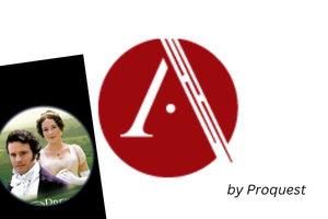 Stylized red A logo for Alexander Street with a film roll on th eleft showing the BBC Pride and Prejudice adaptation