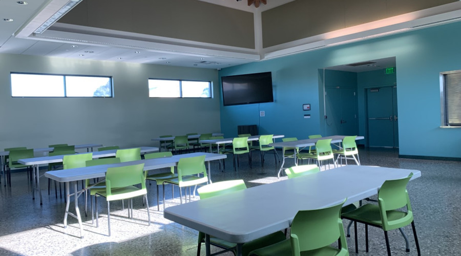 Community Room at the Cesar Chavez Library