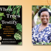 Author Beronda L. Montgomery alongside her book When Trees Testify. 