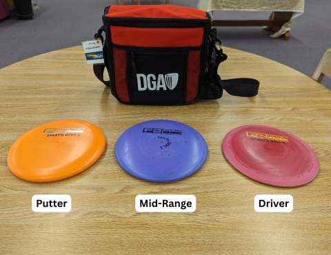disc golf pack contents