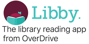 Logo for ebook app Libby with the subtitle "The library reading app from OverDrive"